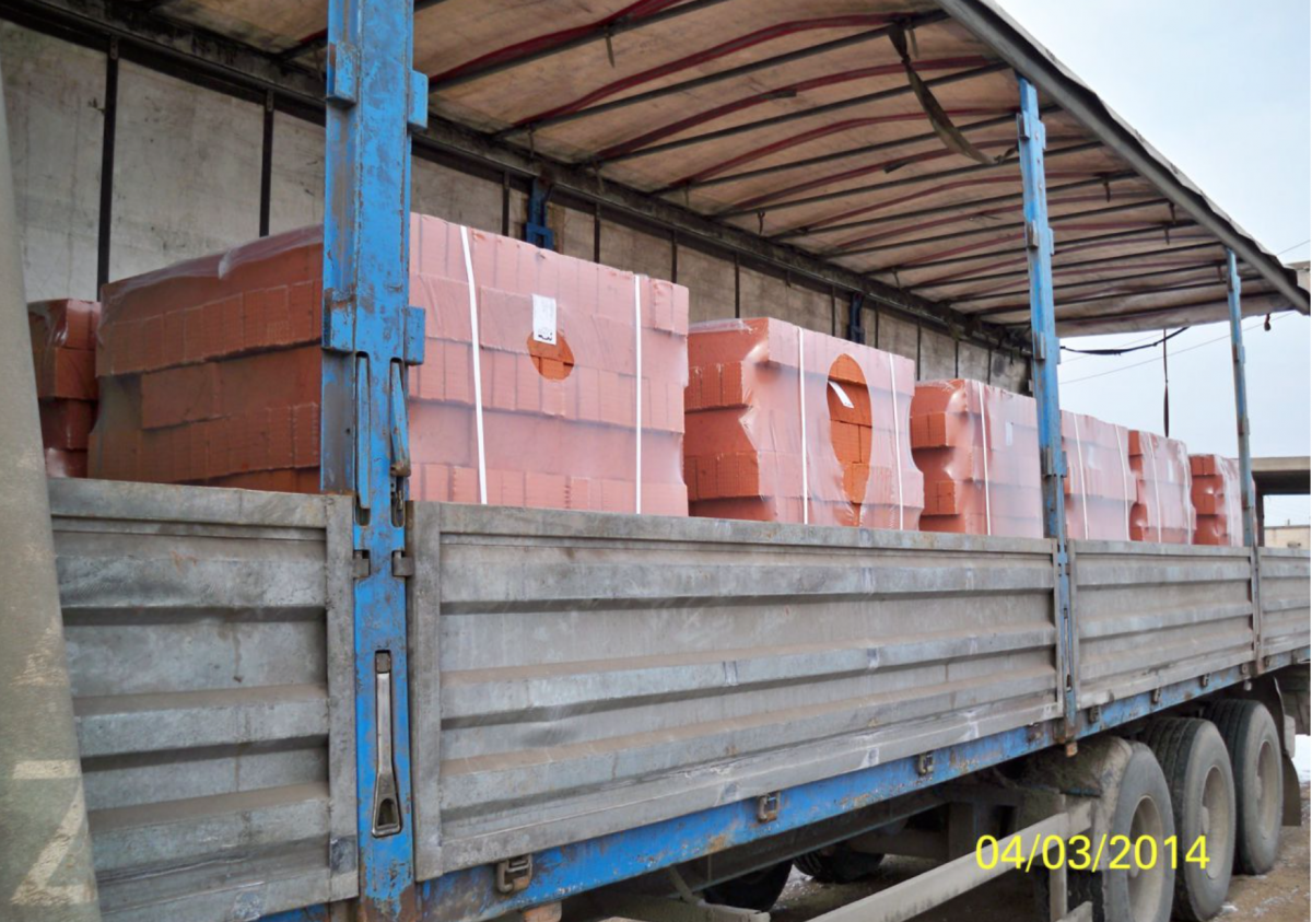 Кирпич полнотелый одинарный М-125 БЕЛЫЕ СТОЛБЫ